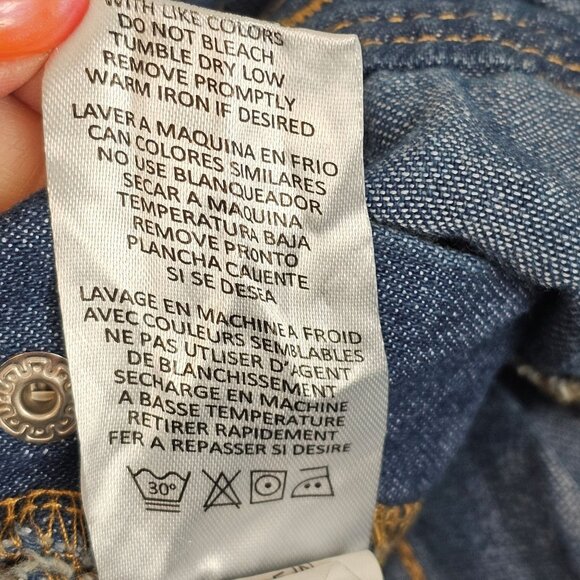 Babies 12M Blue Jean Western Farm Outdoor Cute One Piece Jumper Overalls LEE - Picture 15 of 16